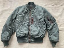 Vintage U.S Air Force Real McCoy Type MA-1 Flight Bomber Jacket. Small. Army. picture