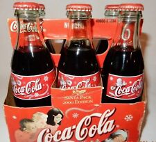 Coca-Cola Classic Christmas 2000 Edition Santa Pack 6 pack 8 oz bottles picture