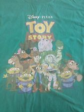 Disney Vintage Toy Story Graphic T Shirt Mens 2XL Y2k Pixar Woody Buzz Rex picture
