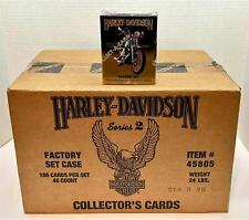 1992 Harley Davidson Collector Cards Series Two 2 Factory Card Case of 40 Sets picture