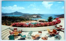 Virgin Isle Hilton Hotel Pool ST. THOMAS Virgin Islands Postcard picture