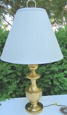 Leviton vintage brass lamp Heavy With Or Without Shade picture