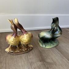 Vintage Hull Pottery Double Duck Ceramic Planter 7