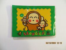 Sanrio Monkichi Monkey ID Pass Case Vintage NOS 1992/1997 picture