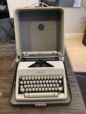 Vintage Olympia SM9 portable typewriter comes with the case, 1969 picture