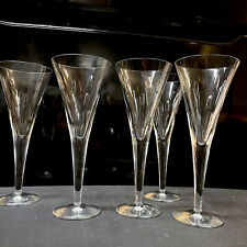4 Rare Waterford Crystal John Rocha Signature Champagne Flutes picture