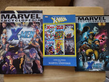 Lot of 3 items - Marvel Encyclopedia - Official Index - X-men HC/SC - See desc picture