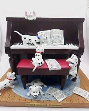 Disney 101 Dalmatians 40TH Anniversary Music Box Piano Figurine 2000 Plays picture