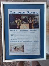 1903 Advertisement for Canadian Pacific Railway System. England to Canada. picture