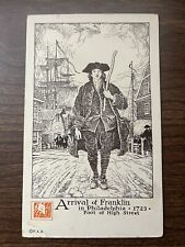 Arrival of Franklin, Philadelphia Art Alliance Postcard, Thornton Oakley, No. 19 picture