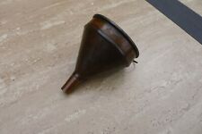 SMALL ANTIQUE TIN LINED COPPER FUNNEL picture