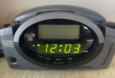 Conair CID400 Clock Radio Phone w Caller ID Gray 9 volt Battery Back Up picture