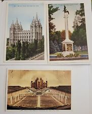 Vintage Lot Mormon Temple, Salt Lake City, vintage Postcard Tabernacle F5  picture