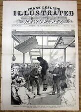 1882 illustrated newspaper CHARLES GUITEAU Garfield Assassin EXECUTED by Hanging picture