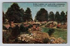 Sarcoxie MO-Missouri, Rock Garden At Nurseries, Antique, Vintage Postcard picture
