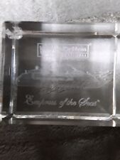 Royal Caribbean Empress Of The Seas Crystal Block, Very Rare picture