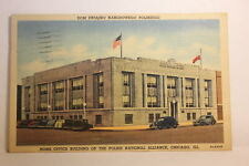 Postcard Office Building Polish National Alliance Chicago IL R20 picture