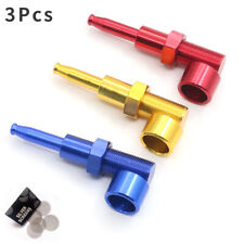 3pcs Metal Filter Tobacco Smoking Pipe Pocket Herb Pipes Screw Creative Gifts picture
