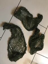 ORIGINAL US or BRITISH ARMY HELMET NETS LOT of THREE SOLD with 1 Bid picture