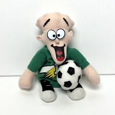 Mega 1998 Warheads Wally Dudes Mascot Stuffed Soccer Plush Vintage 6” Toy Beanie picture