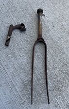 26” Elgin Twin Bar  Bicycle Men’s Fork & Goose Neck Combo - 1930s/40s picture