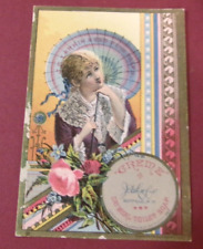 ANTIQUE VICTORIAN TRADE CARD ADVERTISING COLORFUL TOILET SOAP BUFFALO NY picture