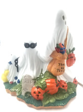 Vintage Prettique Itty Bitty Boo Ceramic Halloween Ghost Light . No Box picture