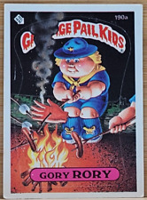 1986 TOPPS GARBAGE PAIL KIDS GORY RORY 190A WHITE CIRCLE ERROR CARD picture