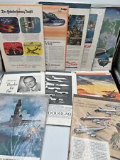 Vintage 1950s Air Force Militray Aviation Aircraft Advertising Artwork Lot picture