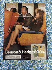🔥🔥Vintage 1974 Benson & Hedges Cigarettes Print Ad Smoke Break 🔥🔥 picture
