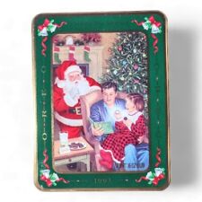 Oreo Cookie Christmas Tin Can - Limited Ed Tinsel & Time - 1993 Vintage picture