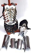Roman King Leonidas 300 Spartan Set Medieval Muscle Cuirass w/Spartan Helmet, Le picture