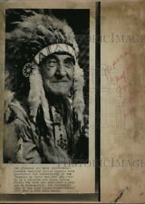 1971 Chief Red Fox Sioux Indian author Memoirs Chief Red Fox 8X11 Vintage Photo picture