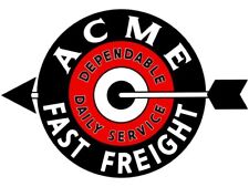 ACME Fast Freight Trucking Company DIECUT NEW Metal Sign 18