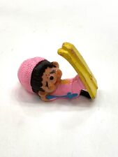Vintage 1979 Toy Monchichhi Sekiguchi PVC Mini Figure Fallen Skier picture