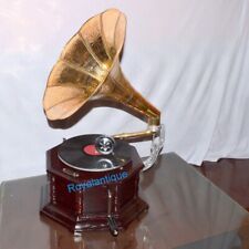 HMV Working Gramophone Player Phonograph Gramophone Vintage look Vinyl Recorder picture