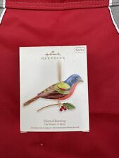 Hallmark Keepsake The Beauty of Birds Painted Bunting Ornament picture
