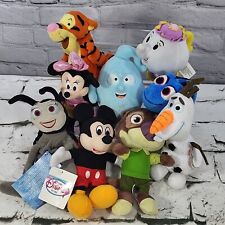 Disney Characters Plush Lot Of 9 Stuffed Animals Tigger Mrs Potts Olaf Dory  picture