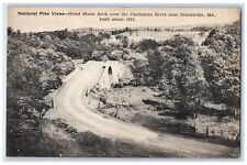 c1940's National Pike Views Great Stone Arch Grantsville Maryland MD Postcard picture