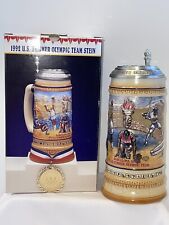 Anheuser Busch Budweiser 1992 US Summer Olympics Athletes Stein Barcelona Spain picture