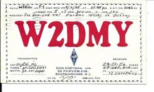 QSL 1935 South Orange  New Jersey    radio card picture