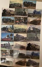 RARE Lot of 23 Railcards/Train/Steam /Diesel Locomotive Postcards (New/Unposted) picture