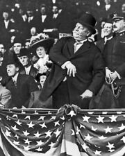 27th US President WILLIAM H TAFT Glossy 8x10 Photo 1910 First Pitch Print picture