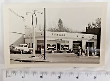 vtg c1950 TEXACO OIL ADVERTISING rppc REAL PHOTO POSTCARD GAS/SERVICE STATION picture