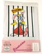 Vintage Disney Who Framed Roger Rabbit Designer Chef Cook Apron 1987 NOS picture
