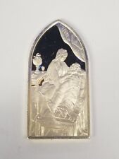 1 OZ.STERLING (JOHN I) LOVE IS THE ESSENCE OF CHRISTIANITY SILVER BAR INGOT picture