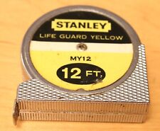 Rare Vintage Stanley MY12 12FT Tape Measure, Good Working Condition, U.S.A. picture