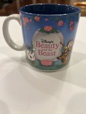 Vintage Disney's Beauty and the Beast Coffee Mug Cup For Collectors picture