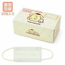 Sanrio Pompompurin Nonwoven Mask 30 Sheets In Box 814857 Normal Size Japan picture