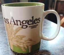 Starbucks Los Angeles CA Coffee Mug 16 Oz Cup City Skyline Rodeo Sign 2009 FLAW picture